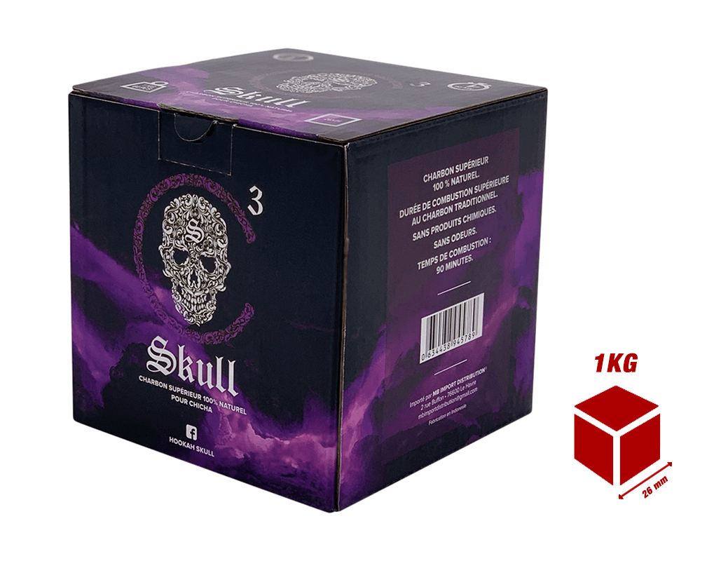 SKULL C3 1KG – CHARBON NATUREL